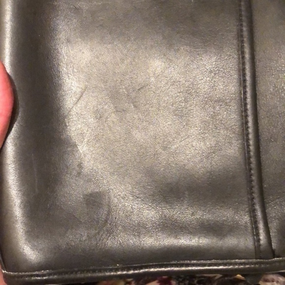 Coach vintage ridgefield black leather shoulder bag #9812 - Picture 14 of 14
